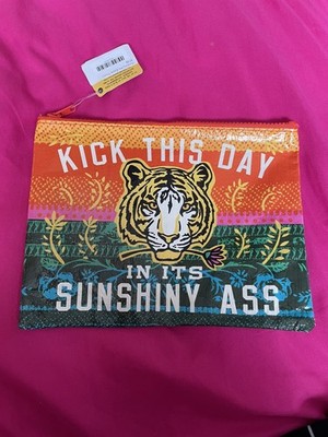 Blue Q lustige Tiger Tasche mit Reißverschluss