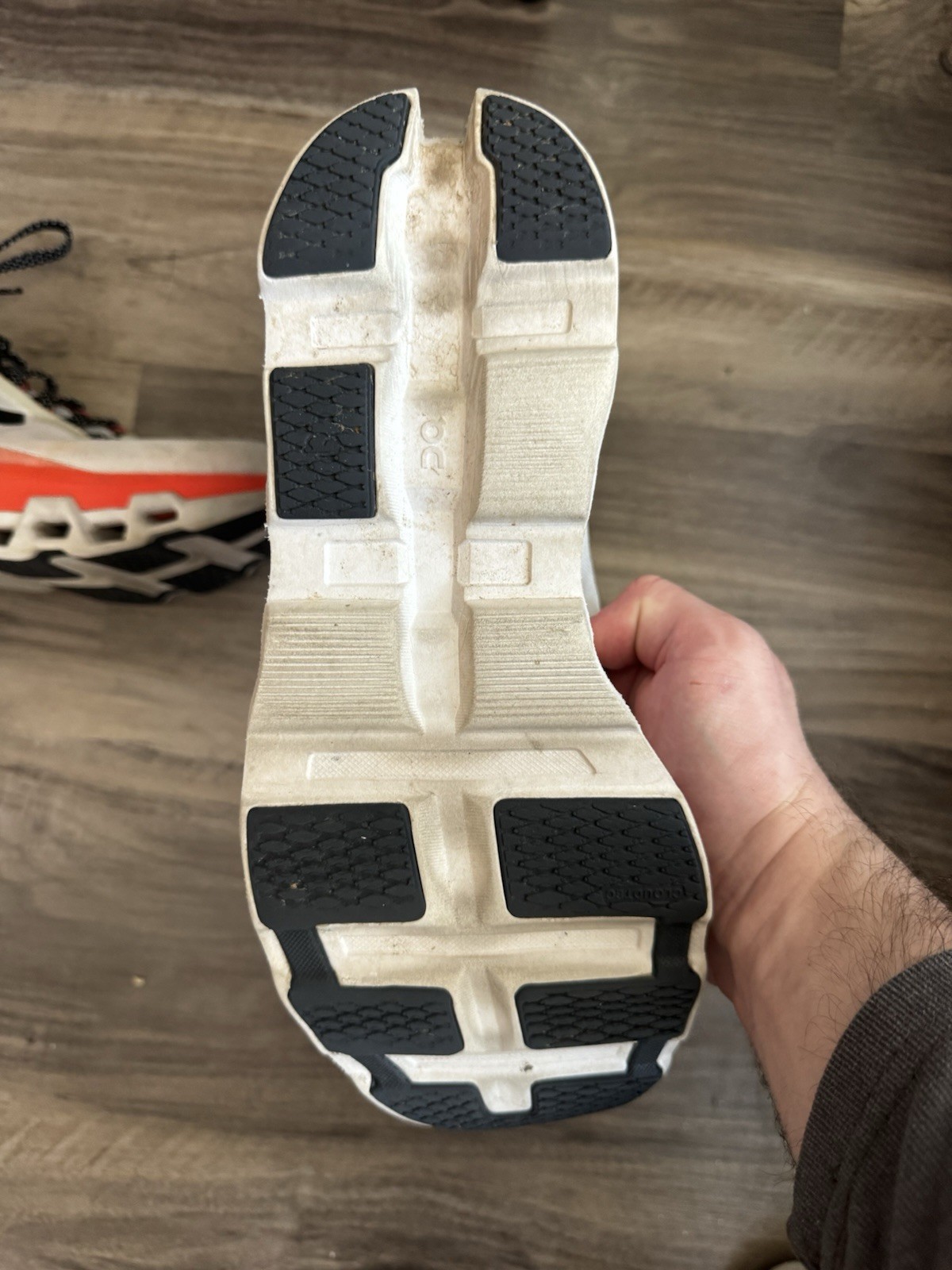 On Cloud CloudMonster USM10 Running Sneakers Whit… - image 4