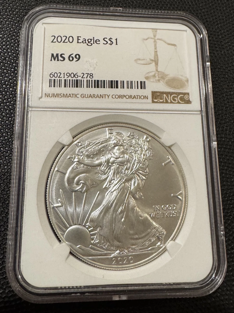 American Eagle MS 69 Graded 2020 Silver Bullion Coins for sale | eBay