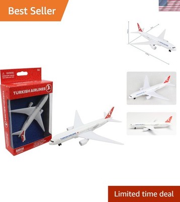 Licensed Turkish Airlines Single Plane - Toys for Imaginative Young Pilots
