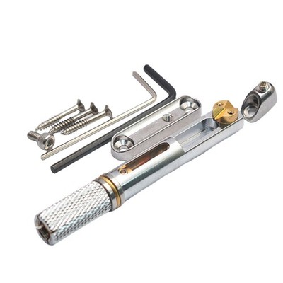 Sattel Headless E-Gitarre Bridge Saitenhalter mit Schraubenschlüssel für He7003