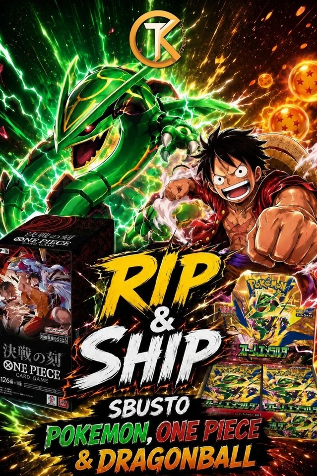 Live Shōnen Mix TKCollectibles🔥Pokemon / One Piece / Magic / Dragon Ball