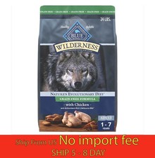 Blue Buffalo Wilderness Adult High-Protein Dry Dog Food...Chicken, 24-lb a19.5 
