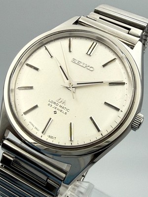 Vintage Seiko LM LORD MATIC 5601-9000 Automatic Silver Dial 23J