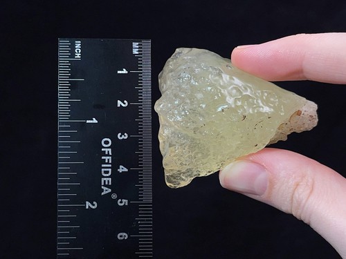 VIDRIO DEL DESIERTO LIBIO, Cristal Crudo - Raro, Grado 2A, Grande, 44,1 g - Piedras, 47212 - Imagen 4 de 6