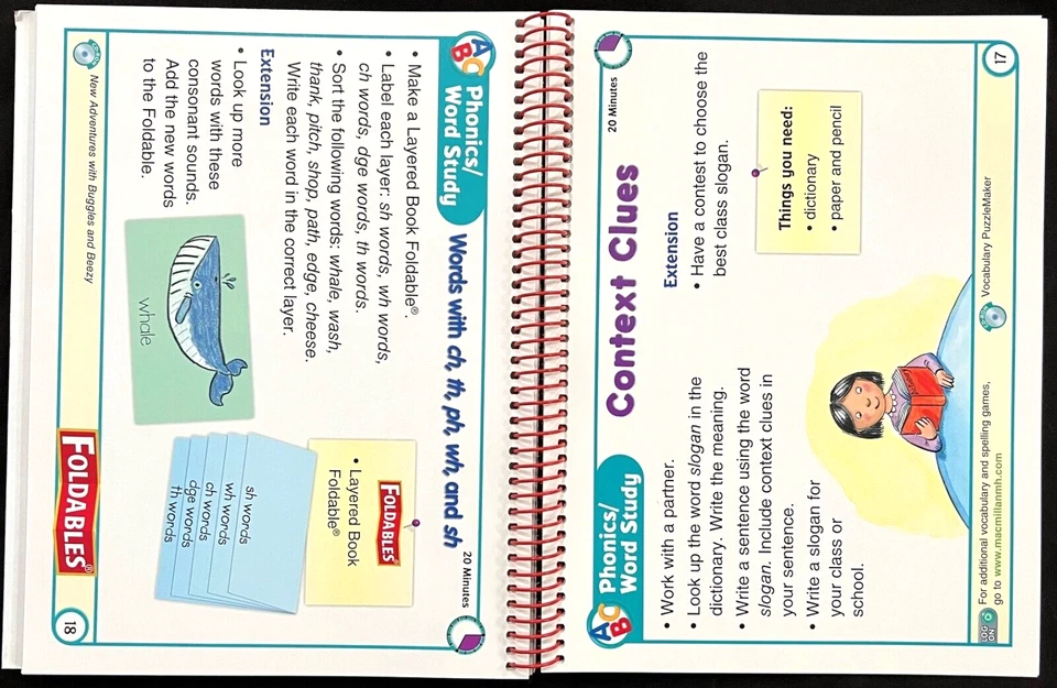 3rd - TREASURES - Workstation Flip Charts - TEACHER RESOURCES (4 Flip Charts) - Image 4 of 4