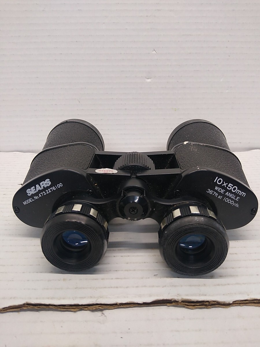 Vintage SEARS 10 X 50mm Wide Angle Binoculars