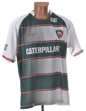 LEICESTER TIGERS ENGLAND RUGBY UNION SHIRT JERSEY KOOGA SIZE L ADULT