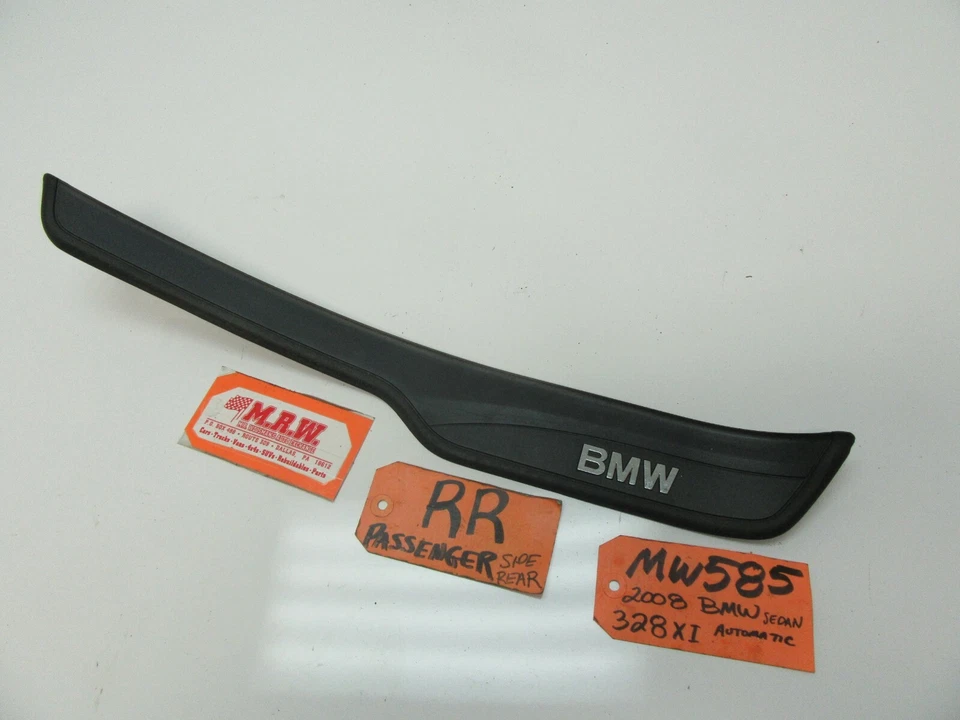ALFÉIZAR DE RASGUÑO SUELO PLACA BASCULANTE PANEL MOLDURA TRASERO DERECHO BMW 328i 330i 335i Foto 2 de 4