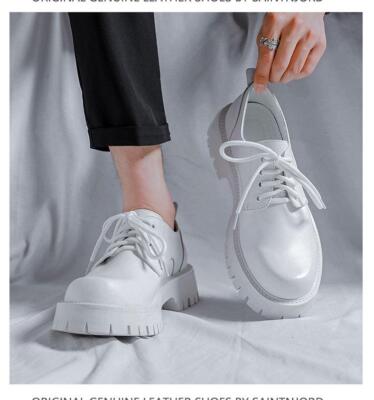 Mens Square Toe Platform Dress Business Lace Up Wedding Shoes Casual Clubwear