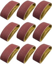 30PCS 3x21 inch Sanding Belts 60 80 120 150 240 400 Grit Belt Sander Sandpaper