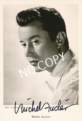 100% Original Autograph Hand Signed Michel Auclair D1.10