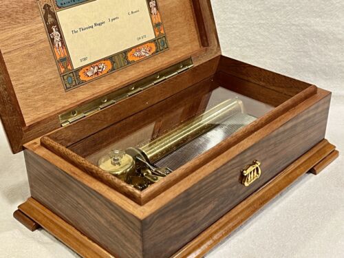Vintage Swiss REUGE 3/72 Music Box ~Thieving Magpie, Rossini~ MUST HEAR - Picture 1 of 19