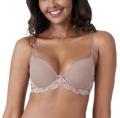 Wacoal Instant Icon T-Shirt Bra, 853322, Size 38C Cafe au Lait,  NWOT, $68