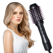 3in1 Hair Dryer Brush Blow Straightener Perm Stick Styler Volumizer Ions Hot Air