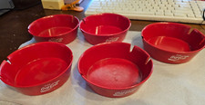 Red COCA-COLA ASHTRAY PLASTIC MADE IN THE USA, Rare, Vintage
