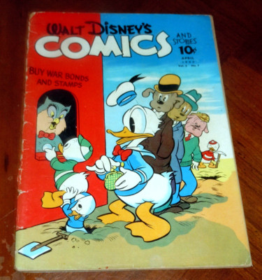 Walt Disney's Comics and Stories #31  (1943) GD- ( 1.8) 1st DONALD DUCK by BARKS