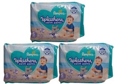 Pampers Splashers Disposable Diaper Swim Pants 20 pack SMALL 13-24lb 3 Packs 