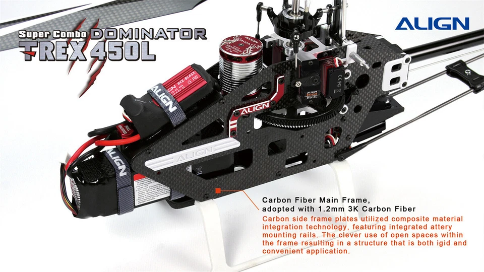 730g RC Helicopter T-REX 450L Dominator Super Combo 6S 3D RC Helicopter  - Image 4 of 4