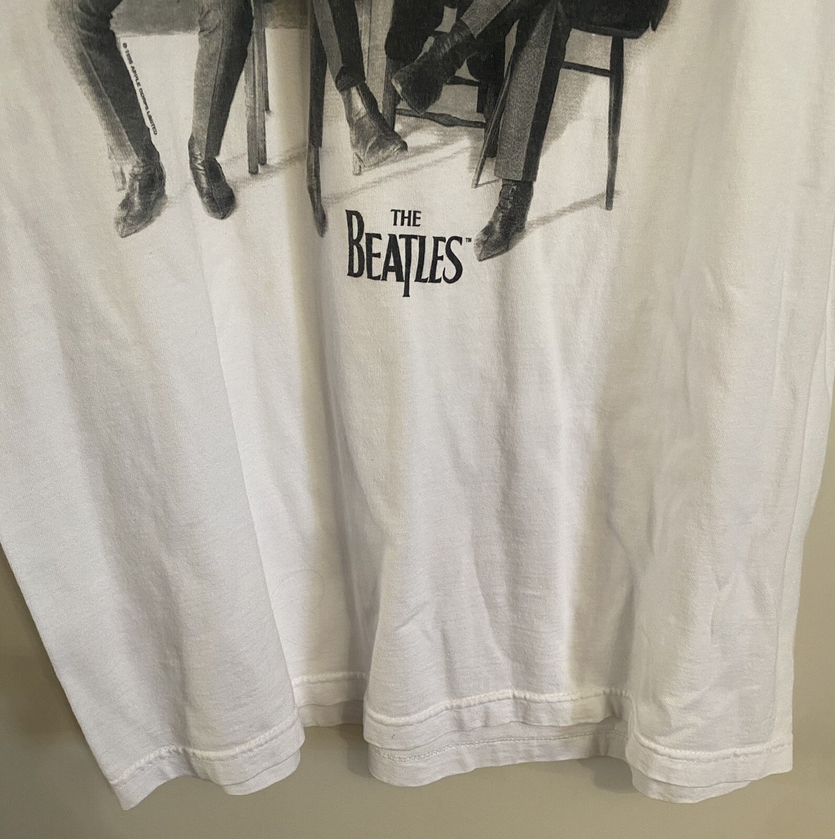 Vintage 1995 The Beatles Umbrella T-Shirt Mens XL Short Sleeve