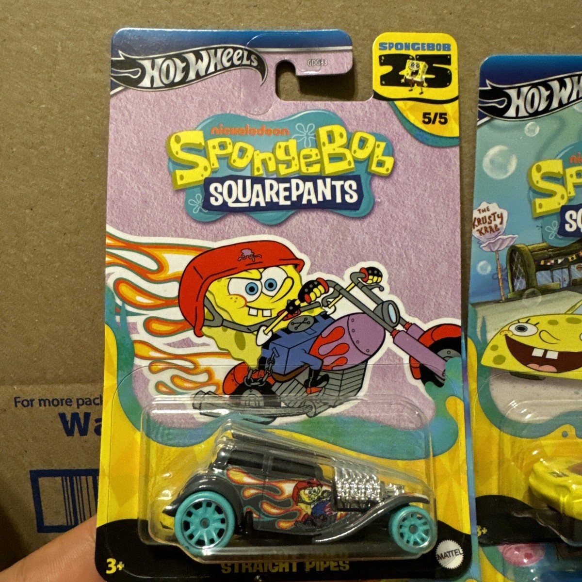 Hot Wheels SpongeBob SquarePants 25th Anniversary Car – 4/5 Die-Cast Collectible - View #4