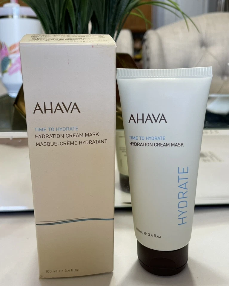 AHAVA Time to Hydrate Hydration Facial Cream Mask, 3.4 fl. oz. New In Box - Image 4 of 4