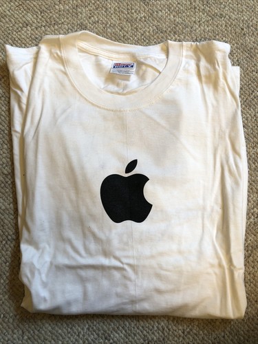 Apple Vintage T-shirt Adult XXL. Mac 