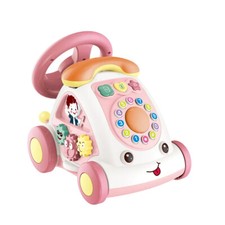 Baby Telefon | Baby Auto | Sound Spielzeug | Pink | ab 18 Monate