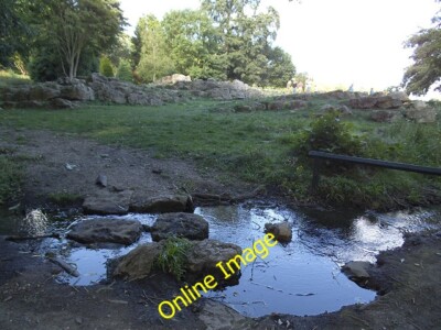 Photo 6x4 Rock garden, Danson Park Bexley A small stream flows at the bot c2013