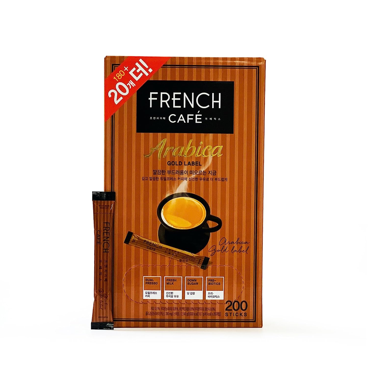 French Cafe Arabica Gold Label Instant Coffee Mix (200 Sticks) | eBay
