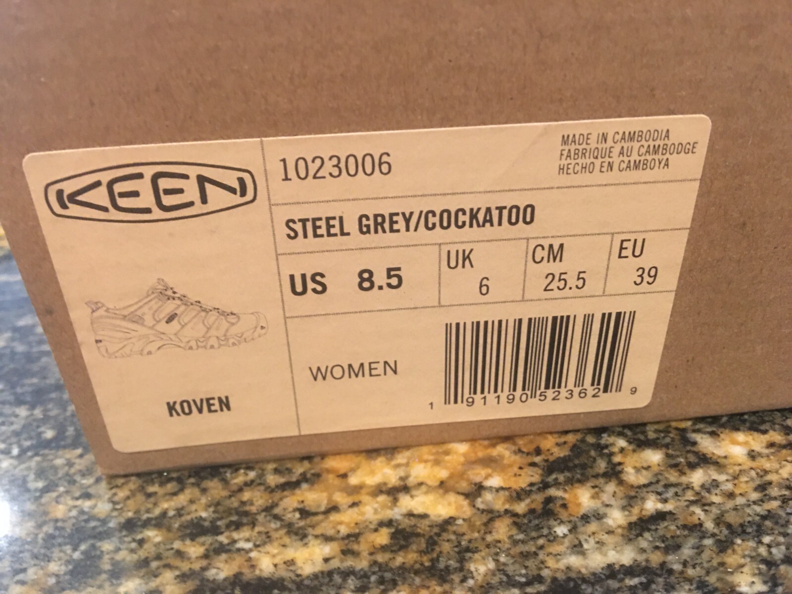 Scarpe da trail donna Keen Koven NUOVE taglia 8 5