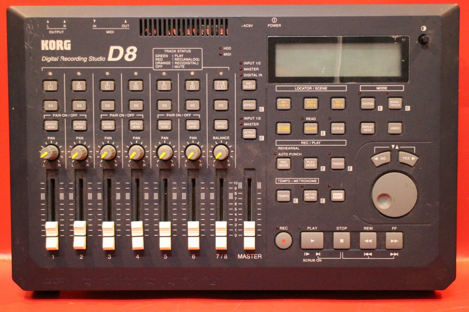 KORG D-8 Digital Recording Studio Recorder MTR D8 JUNK U893 200316