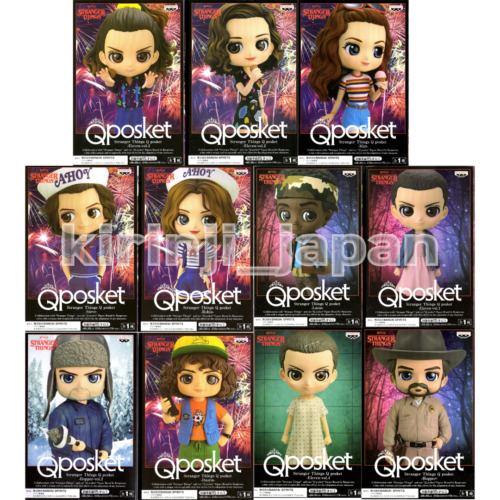 Q Posket Stranger Things Figure Set of 11 Qposket ST New Authentic