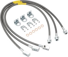 Stainless Steel Front And Rear Extended Brake Lines For 4 Inch To 6 Inch Lift...
