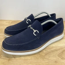 Cole Haan LunarGrand Venetian Bit Loafers Blue Men's 10.5 Shoes Fragment Design