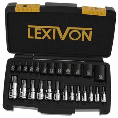 Master Torx Bit and Socket Set, Premium S2 Alloy & Master Torx Bit Socket Set