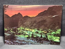 Vintage 1984 Creede Colorado Night Scene Chrome Postcard Sanborn Dexter Press