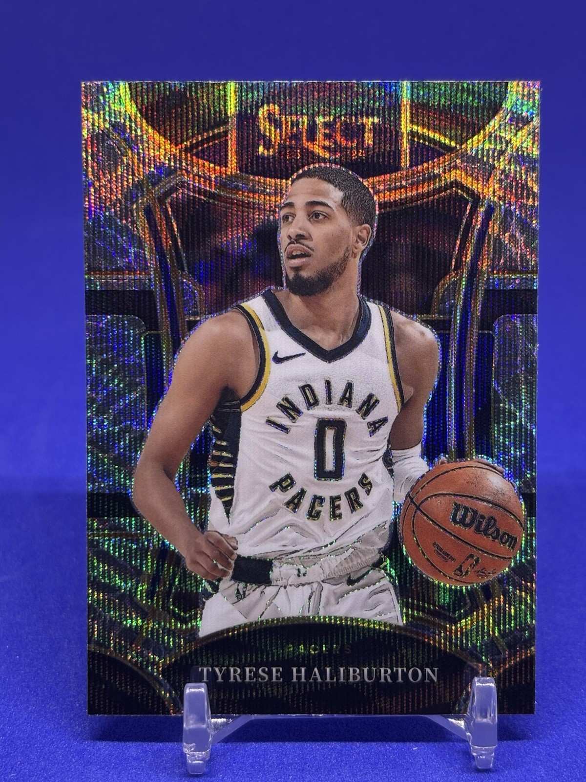 2023-24 Panini Select - Mezzanine Level Tyrese Haliburton #372 Elephant Prizm