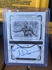 2020-21 Panini National Treasures Archives Ink /49 Joe Dumars Auto