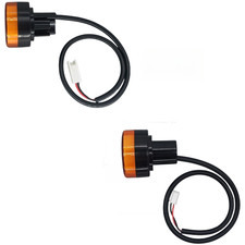 Orange LED Turn Signals for KuKirin A1 Scooter Left Right Pair No Tools Needed
