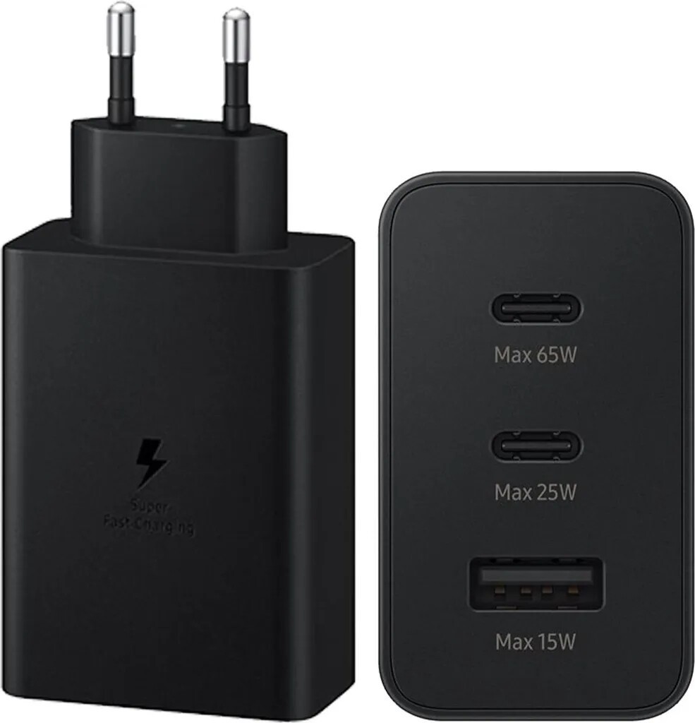 Samsung Schwarz Ep-T6530n Usb Ladegerät 65 W 1X Usb-A, 2X Usb-C® Usb Pd Ohne Kabel - Bild 15