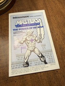 Intellivision - Masters Of The Universe Power of He-Man - Clean No Comic