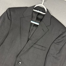 Jos. A. Bank Sport Coat Mens 38R Black Tailored Travelers Collection 100 Wool