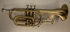 King Tempo 603 cornet with mouthpiece BERP, attachable music stand, case