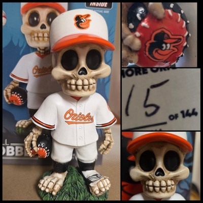Baltimore Orioles #15/144 Skull Mini Bobblehead FOCO Baseball Halloween 2025 MLB