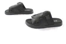 Draco Men's Original Adjustable Cushioned Slide Sandals LB3 Black Size US:9-10