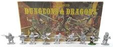 Grenadier Models #2005 Fighting Men Set AD&D Metal Minis Incomplete W/ Box