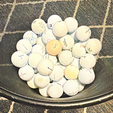 Recycled Used Golf Balls Mixed Lot 67 count