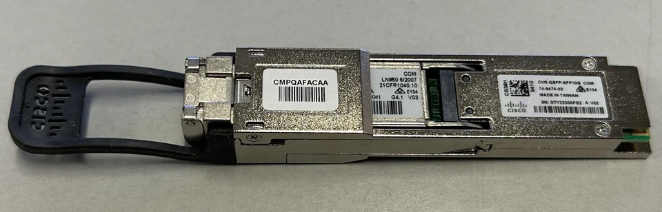 CVR-QSFP-SFP10G Cisco 40G QSFP+ auf 10G SFP+ Adapter Modul 74-9474-02 Hologramm