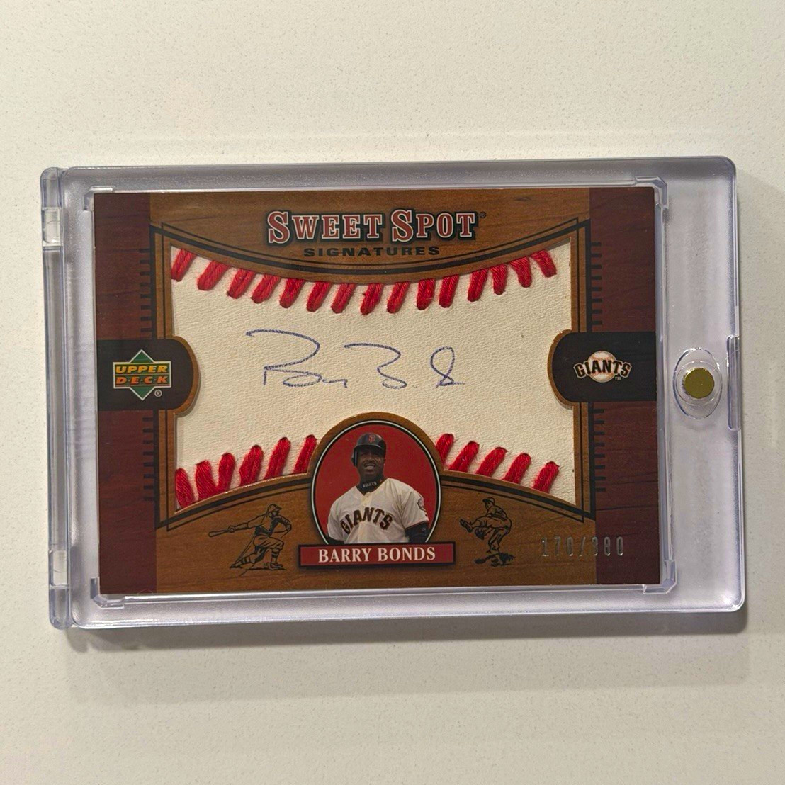 Upper Deck 2007 Sweet Spot Signatures Barry Bonds #BB Auto 170/380 Giants